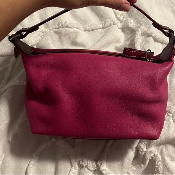 Mini Vintage Coach Leather Hand Bag - Picture 6 of 7